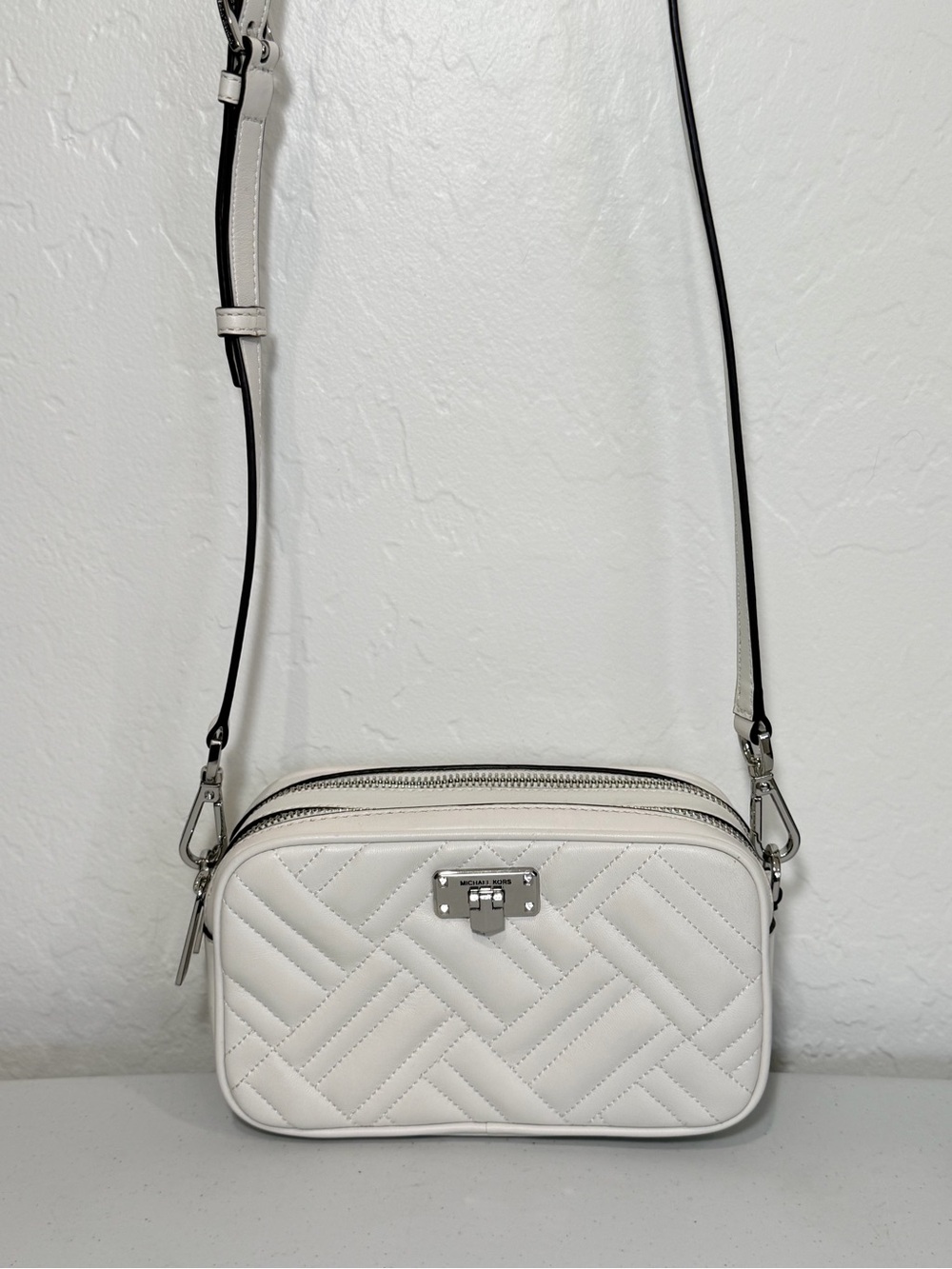 Michael Kors Peyton Small Quilted Camera Crossbody Bag